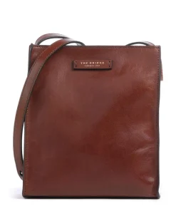 Mirra Umhängetasche fein genarbtes Rindsleder braun