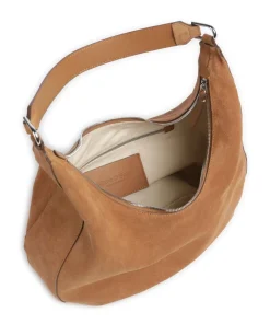 Mita M Beuteltasche aufgerautes Kalbsleder camel