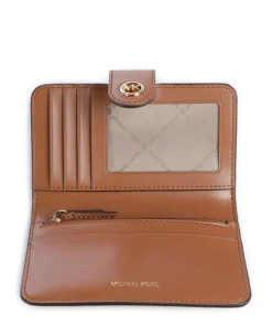 MK Charm Geldbörse Canvas dunkelbraun