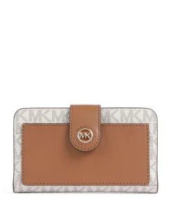 MK Charm Geldbörse Canvas elfenbein