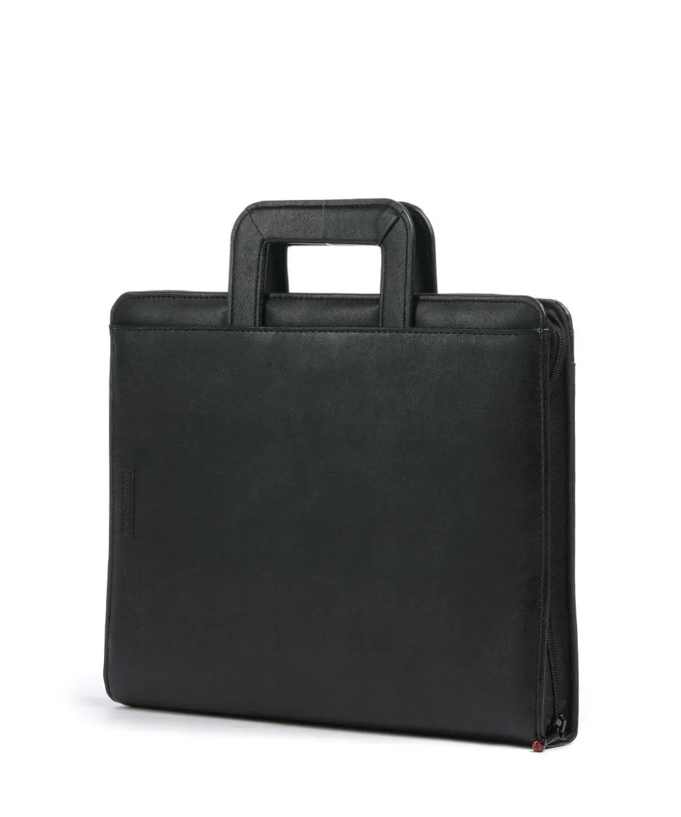 Modern Venture Mappe Lederimitat schwarz