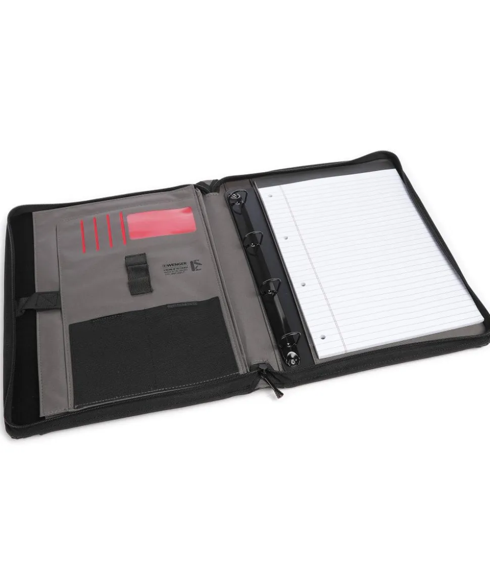 Modern Venture Mappe Lederimitat schwarz