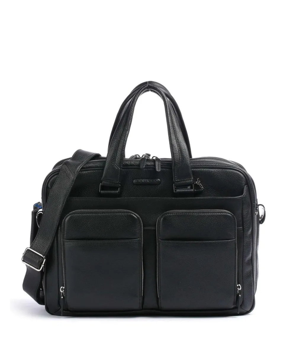 Modus Aktentasche 16″ genarbtes Rindsleder schwarz