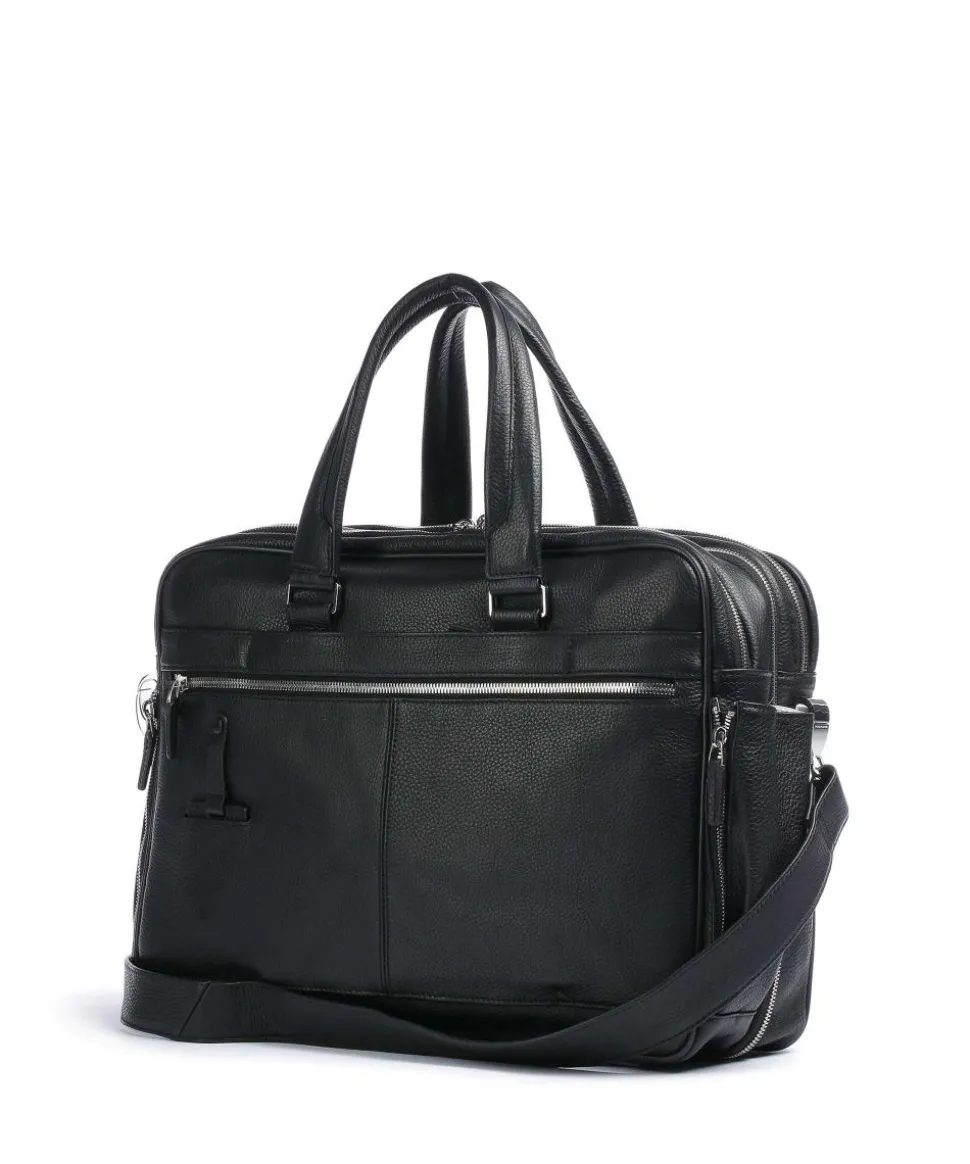 Modus Aktentasche 16″ genarbtes Rindsleder schwarz