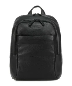 Modus Special Laptop-Rucksack 12″ genarbtes Rindsleder schwarz