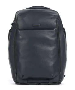 Modus Special Reiserucksack 17″ genarbtes Rindsleder dunkelblau