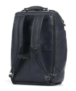 Modus Special Reiserucksack 17″ genarbtes Rindsleder dunkelblau