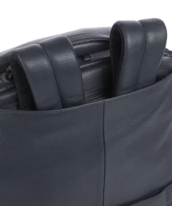 Modus Special Reiserucksack 17″ genarbtes Rindsleder dunkelblau