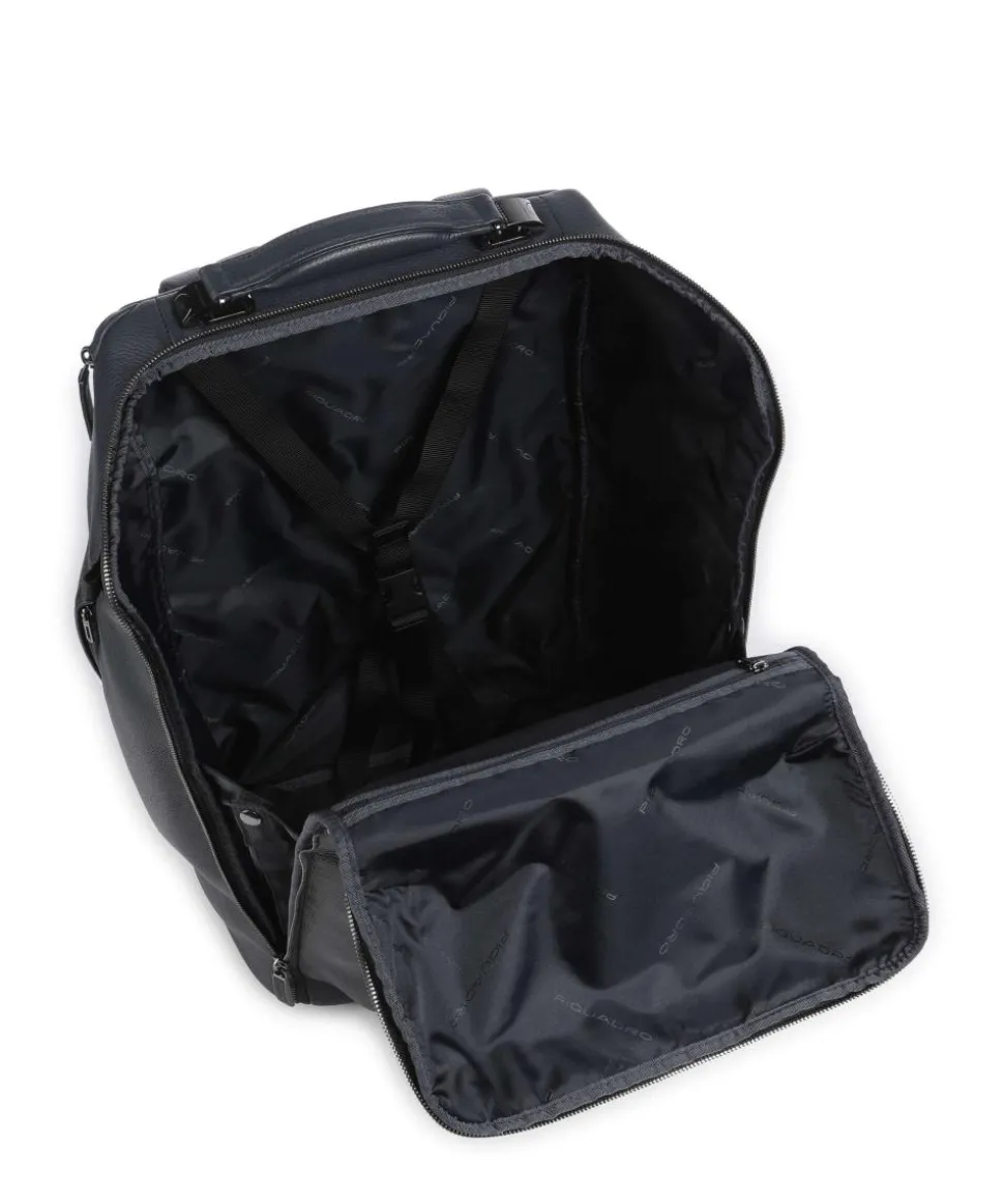 Modus Special Reiserucksack 17″ genarbtes Rindsleder dunkelblau