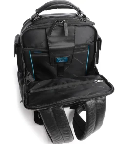 Modus Special RFID Laptop-Rucksack 14″ genarbtes Rindsleder schwarz