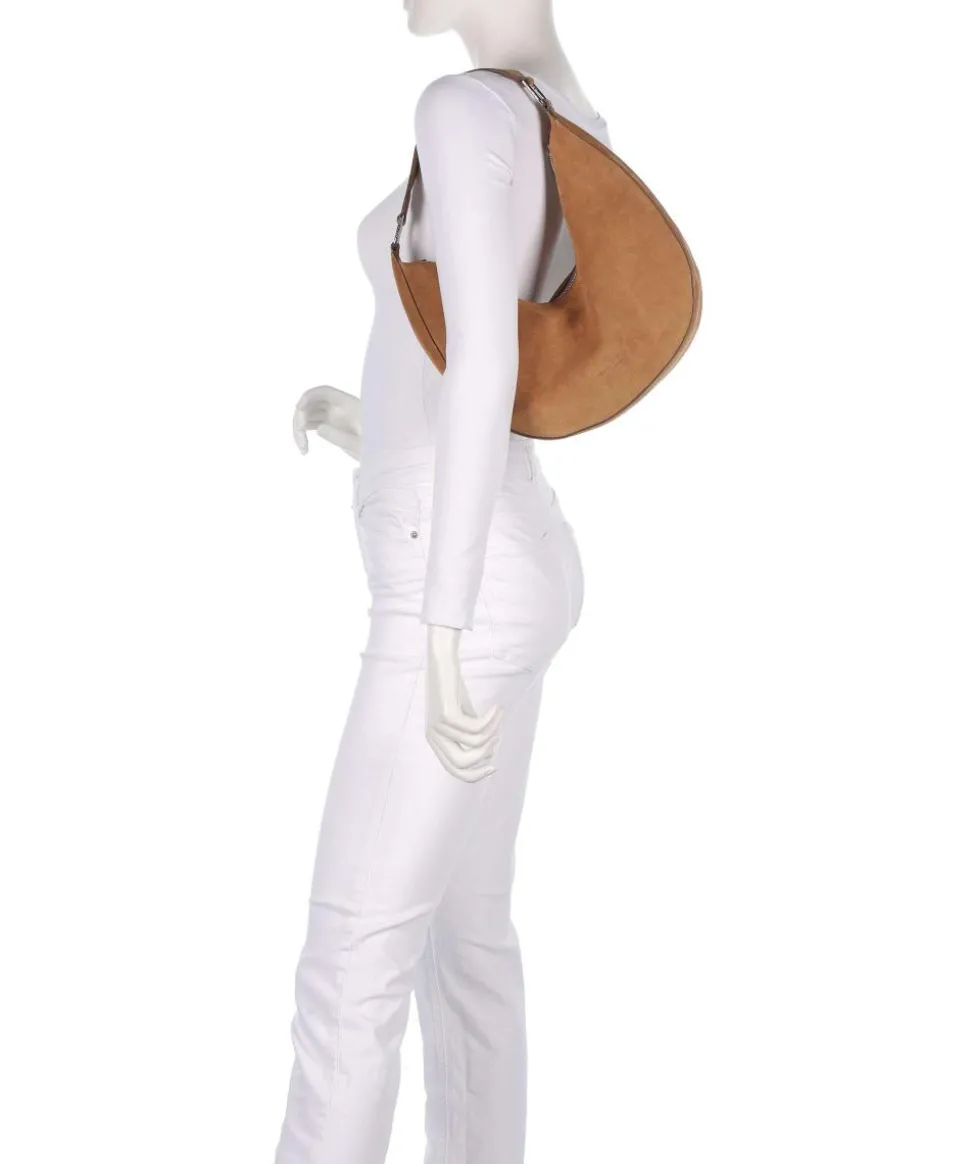 Moira S Beuteltasche aufgerautes Kalbsleder camel