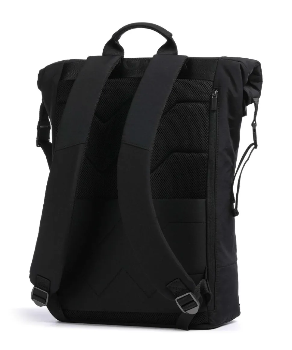 Monarch Leon Rolltop Rucksack 17″ Nylon schwarz