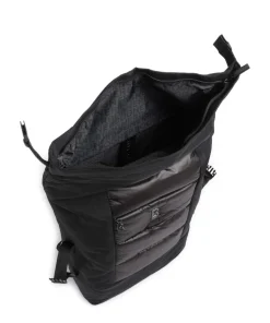 Monarch Leon Rolltop Rucksack 17″ Nylon schwarz