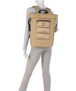 Monarch Leon Rolltop Rucksack 17″ Nylon beige