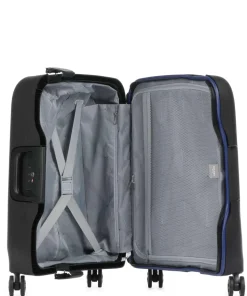 Moncey 4-Rollen Trolley schwarz 55 cm