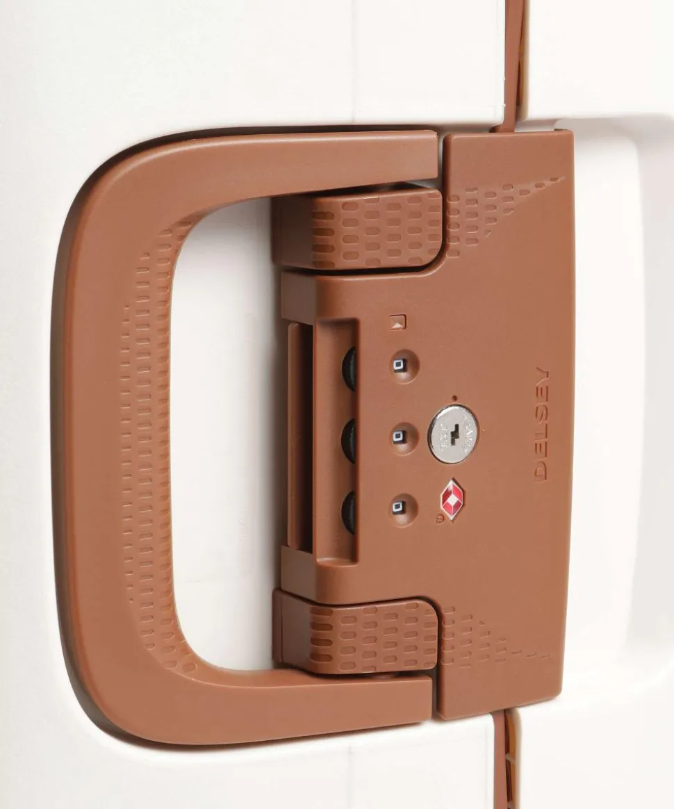 Moncey 4-Rollen Trolley weiß 55 cm