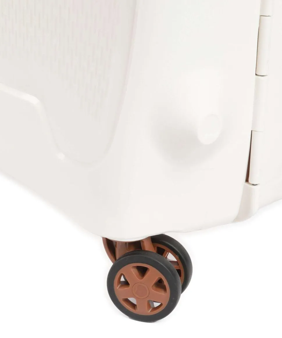 Moncey 4-Rollen Trolley weiß 55 cm