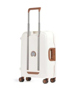 Moncey 4-Rollen Trolley weiß/braun 55 cm