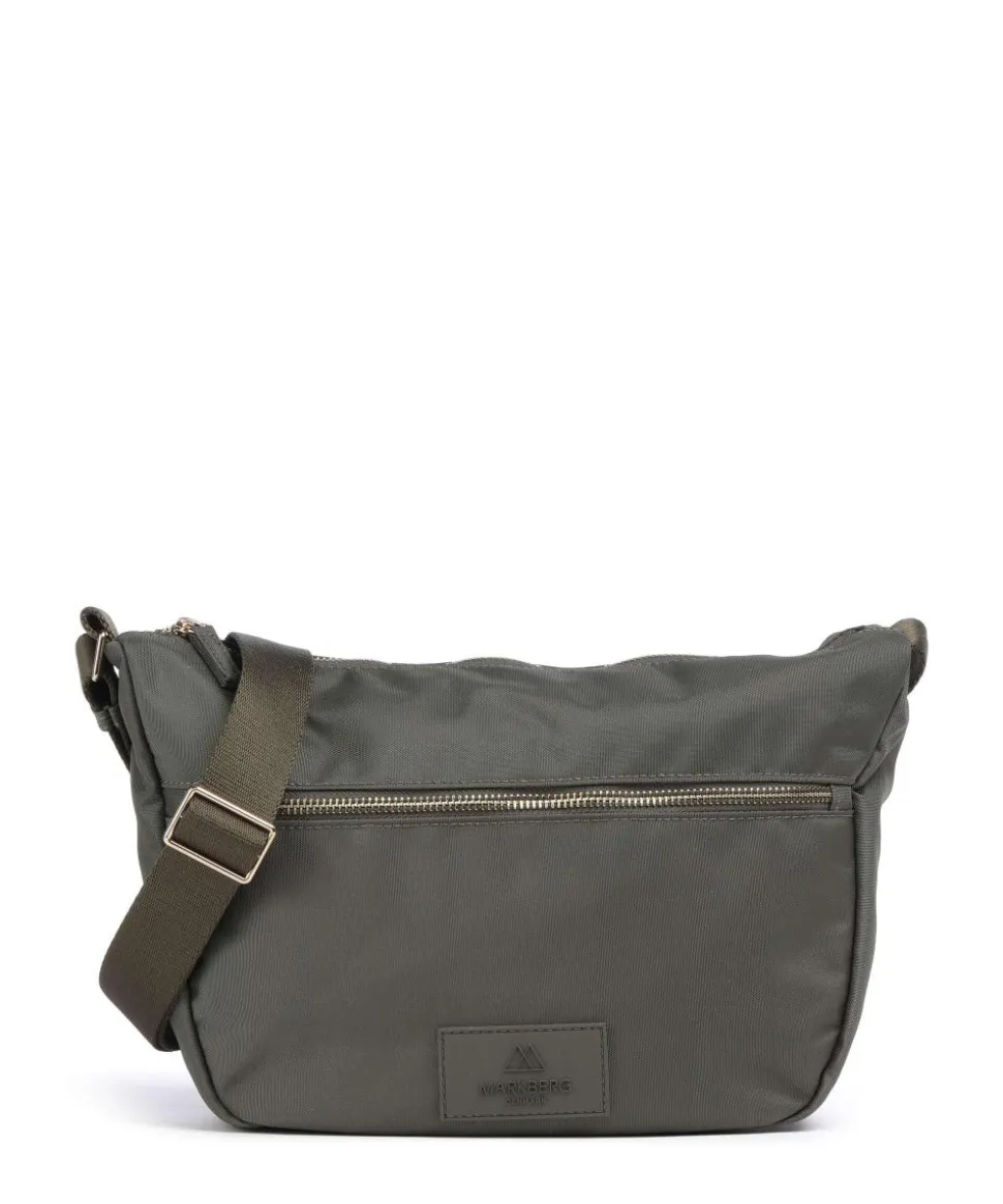 Mono Umhängetasche recyceltes Polyester khaki