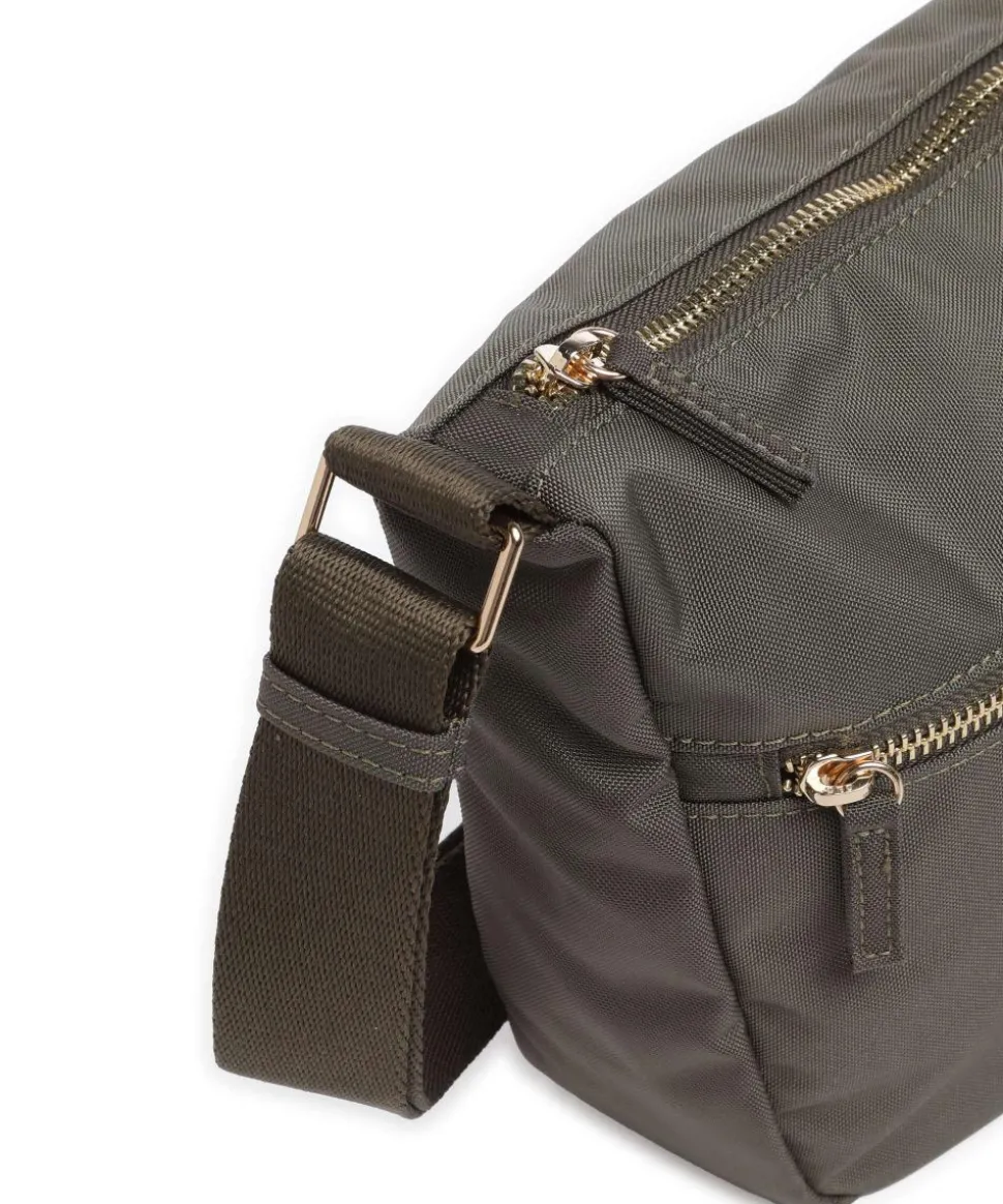 Mono Umhängetasche recyceltes Polyester khaki