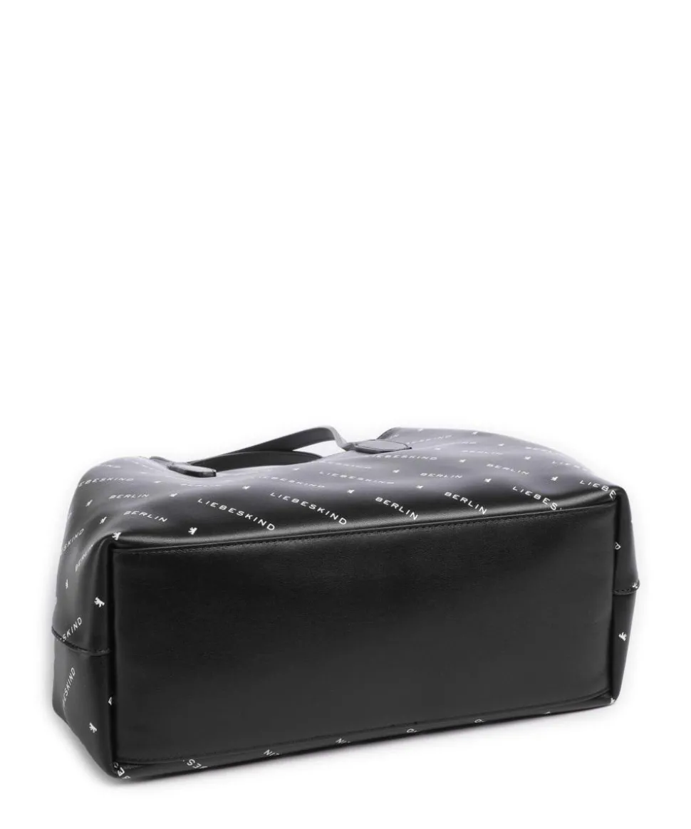 Monogram Soft Nappa M Shopper fein genarbtes Leder schwarz
