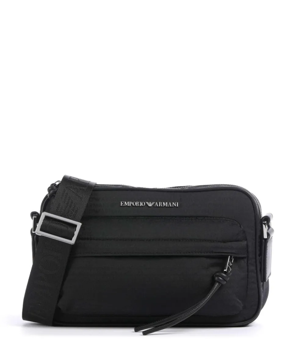 Monogram Umhängetasche Nylon schwarz