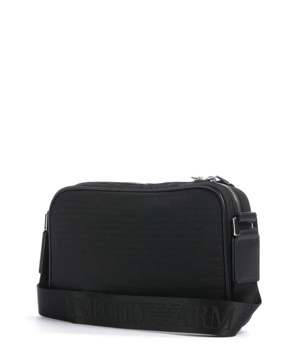 Monogram Umhängetasche Nylon schwarz