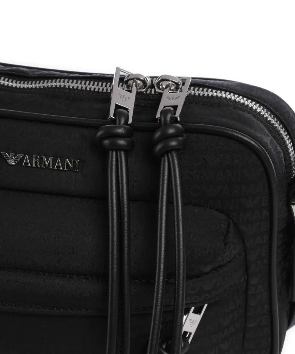 Monogram Umhängetasche Nylon schwarz