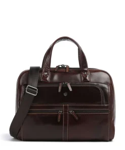 Montana Aktentasche 15″ fein genarbtes Rindsleder mahagoni