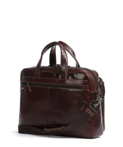 Montana Aktentasche 15″ genarbtes Rindsleder dunkelbraun