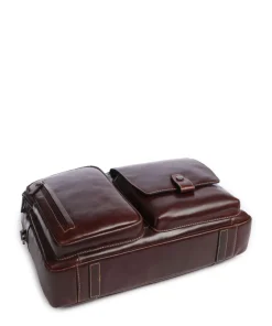 Montana Aktentasche 15″ genarbtes Rindsleder dunkelbraun