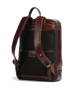 Montana Rucksack 15″ fein genarbtes Rindsleder dunkelbraun