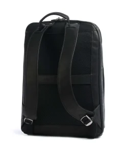 Montana Rucksack 15″ glattes Leder schwarz