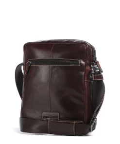 Montana Umhängetasche Rindsleder dunkelbraun