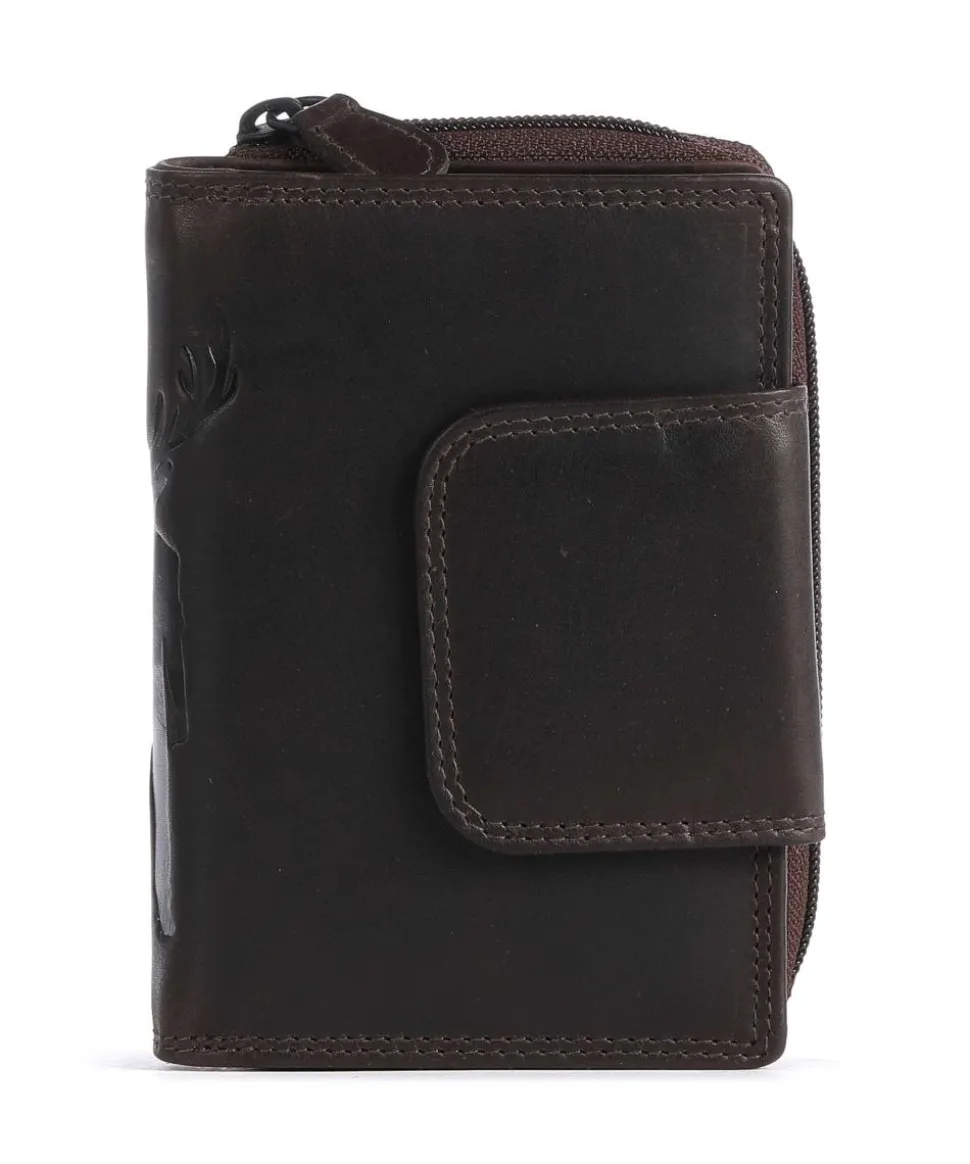 Monterey 511 Geldbörse Leder dunkelbraun