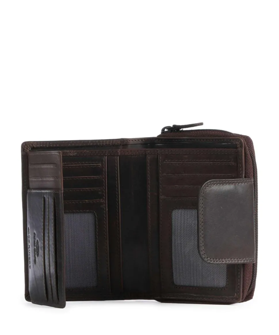 Monterey 511 Geldbörse Leder dunkelbraun