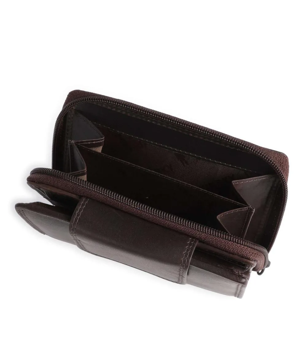 Monterey 511 Geldbörse Leder dunkelbraun