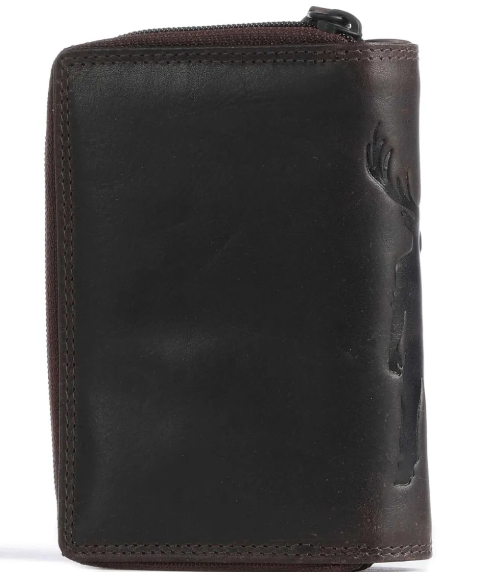Monterey 511 Geldbörse Leder dunkelbraun