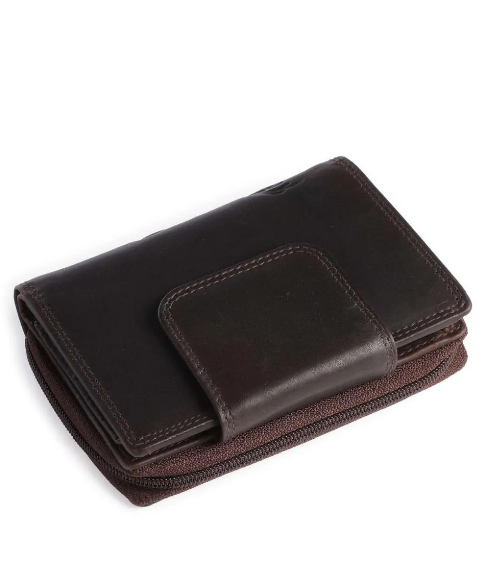 Monterey 511 Geldbörse Leder dunkelbraun