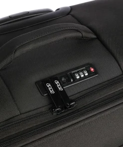 Monthelys 4-Rollen Trolley schwarz 76 cm