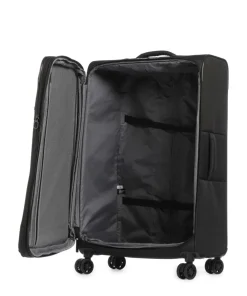 Monthelys 4-Rollen Trolley schwarz 76 cm