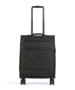 Monthelys 4-Rollen Trolley schwarz 55 cm
