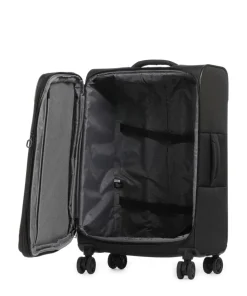 Monthelys 4-Rollen Trolley schwarz 67 cm