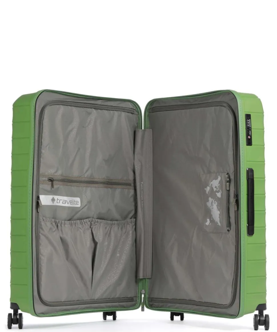 Mooby 4-Rollen Trolley grün 77 cm