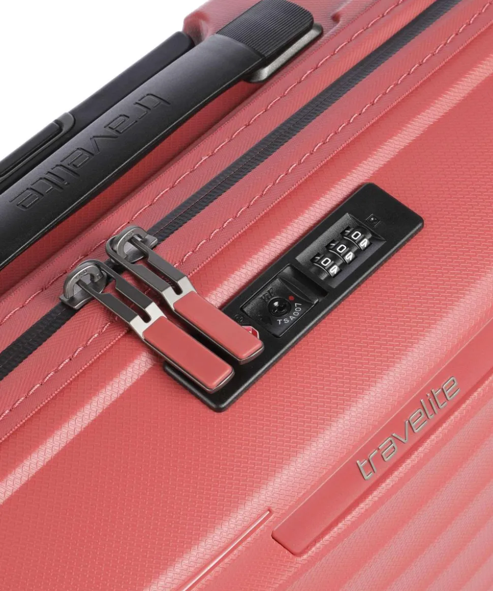 Mooby 4-Rollen Trolley koralle 55 cm