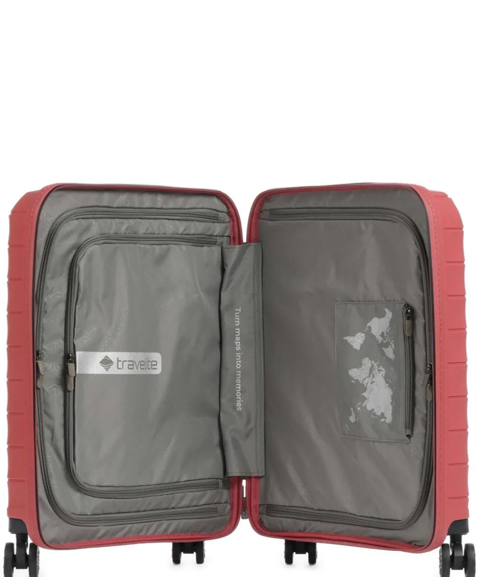 Mooby 4-Rollen Trolley koralle 55 cm