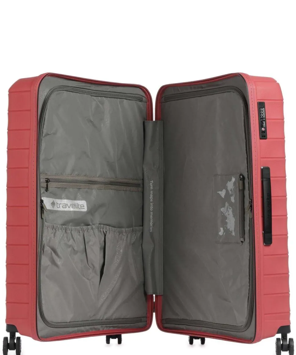 Mooby 4-Rollen Trolley koralle 77 cm