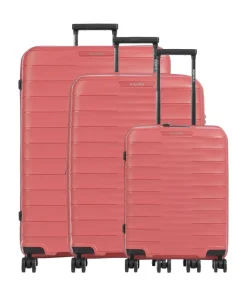 Mooby 4-Rollen Trolley Set rot 3-tlg.