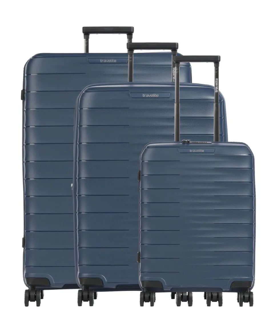 Mooby 4-Rollen Trolley Set navy 3-tlg.
