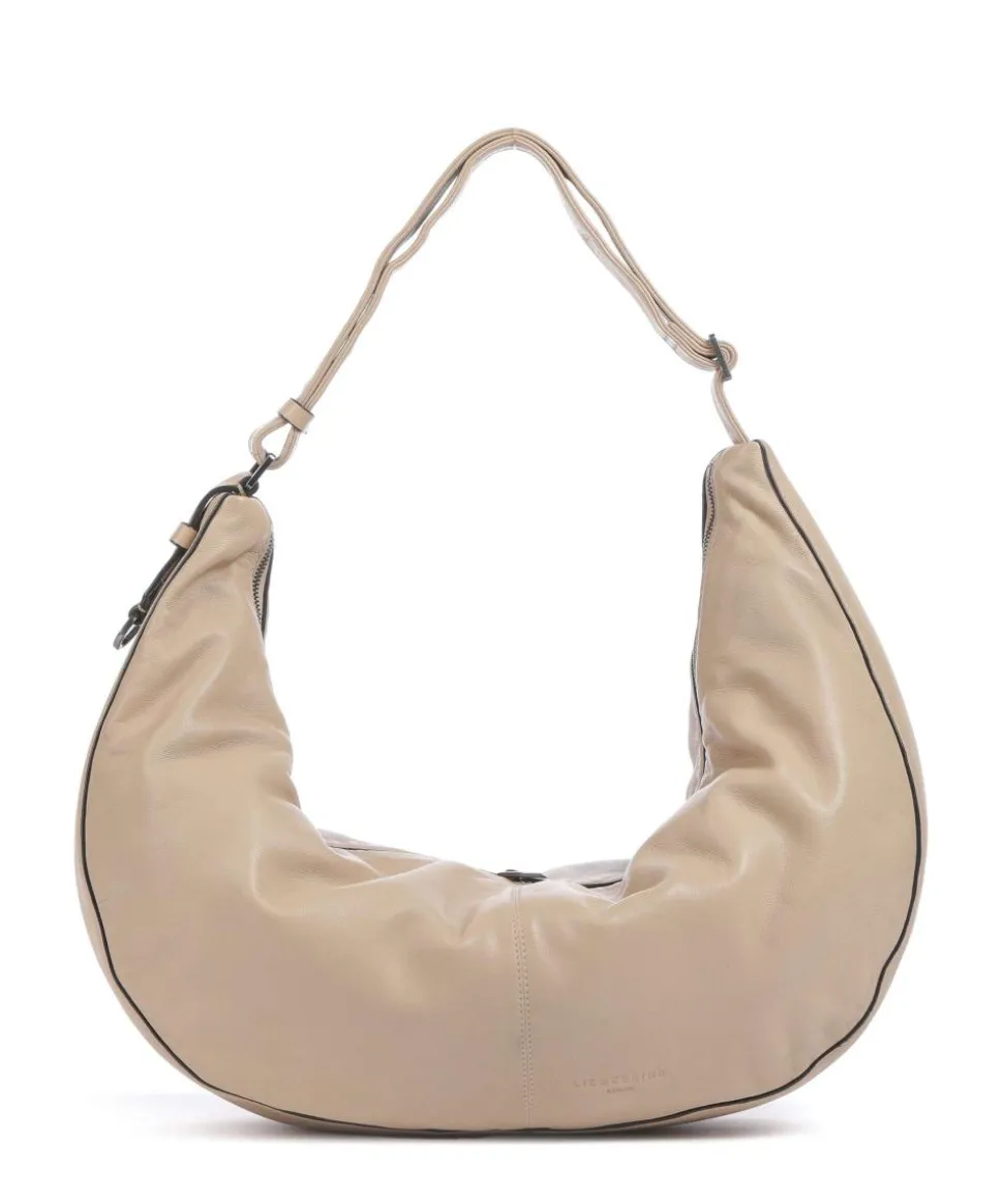 Moon Sheep Natural L Beuteltasche Schafsleder beige